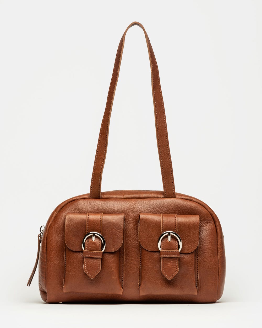 Bolso Indie en cuero vegetal liso