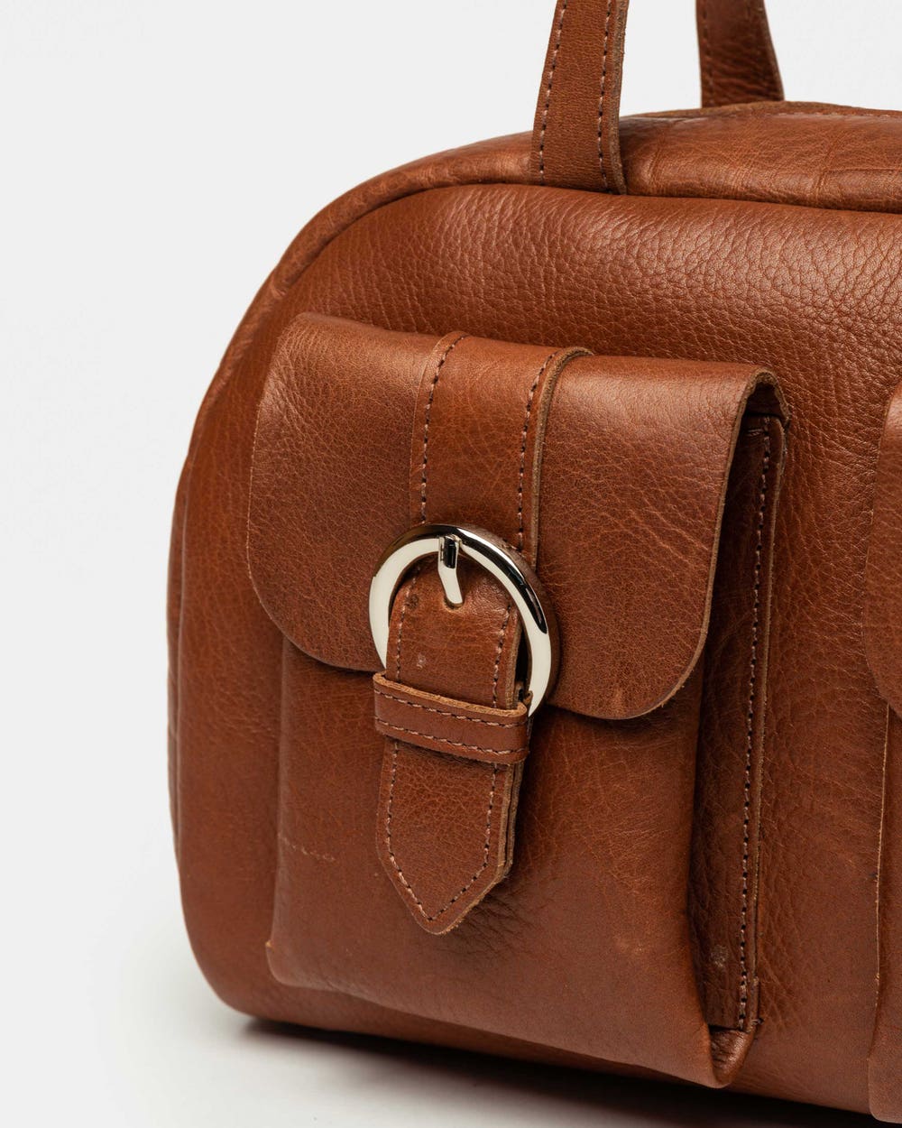 Bolso Indie en cuero vegetal liso