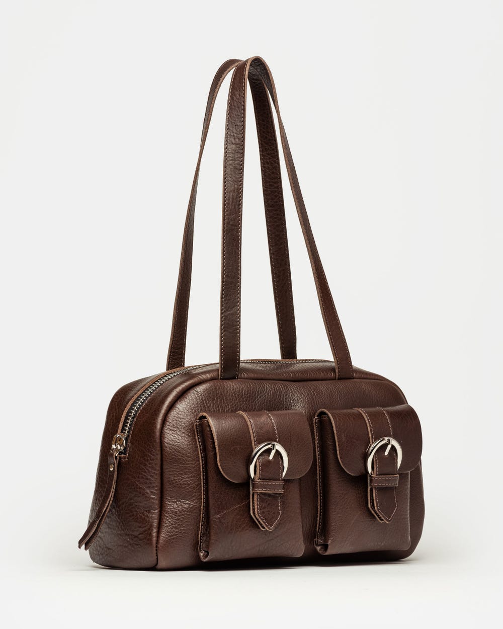 Bolso Indie en cuero vegetal liso