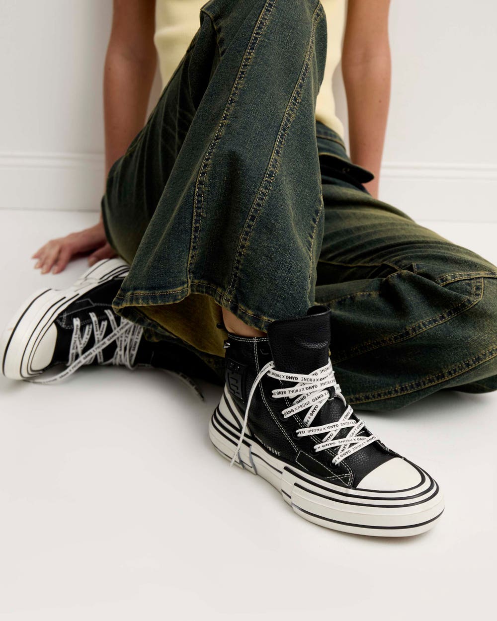 Sneaker The Gäng en efecto cuero