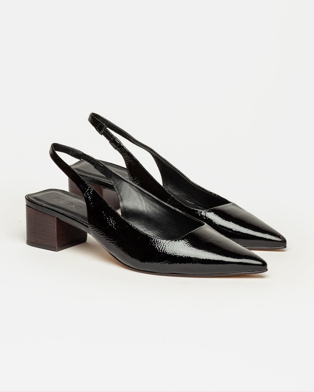 Stiletto Marga en cuero gloss