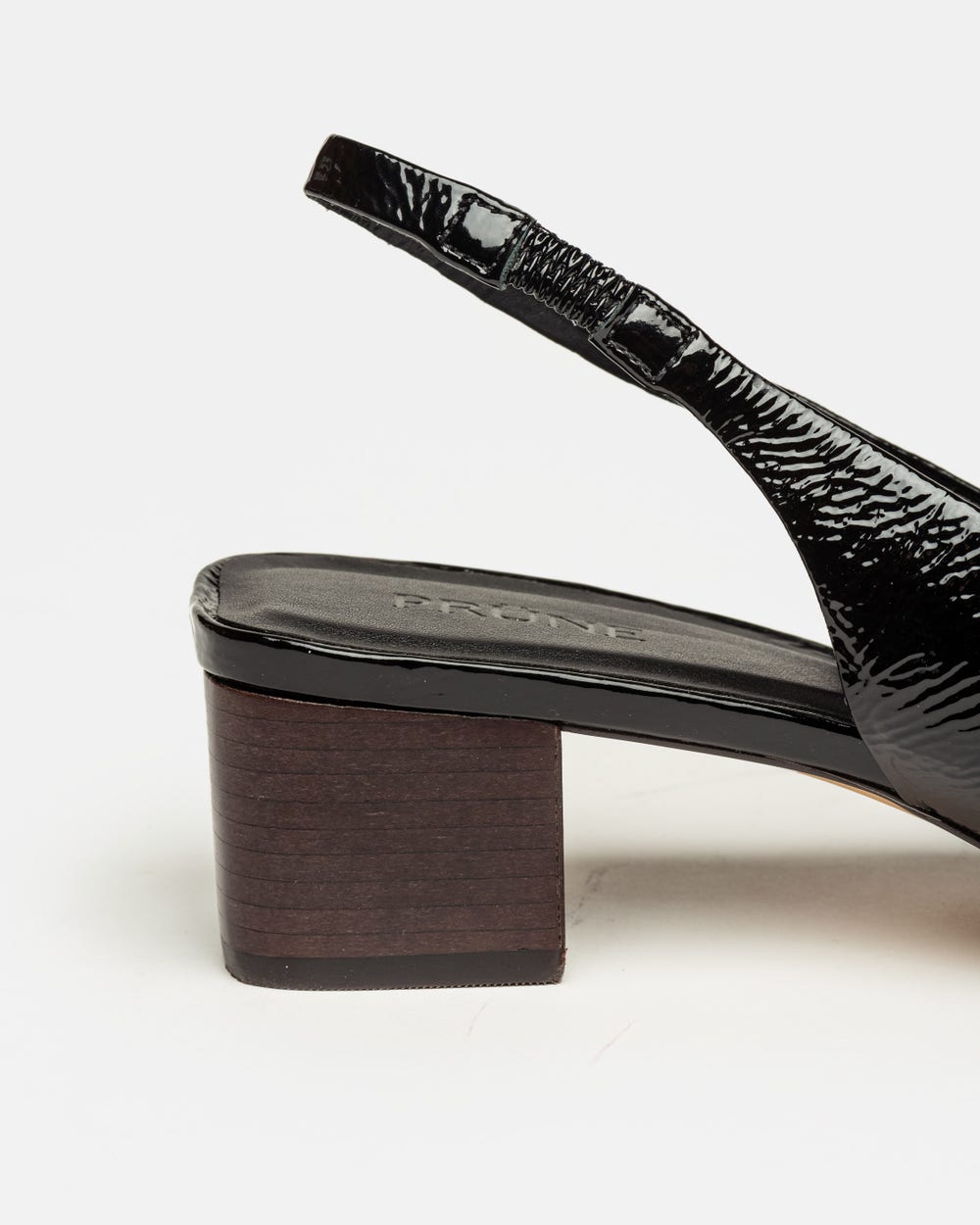 Stiletto Marga en cuero gloss