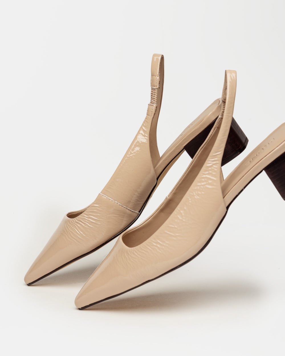 Stiletto Marga en cuero gloss