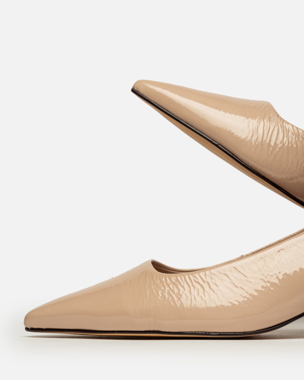 Stiletto Marga en cuero gloss