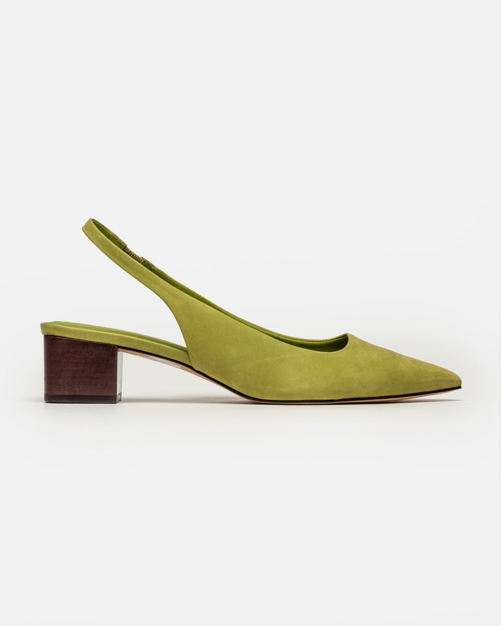 Stiletto Marga en cuero nobuk