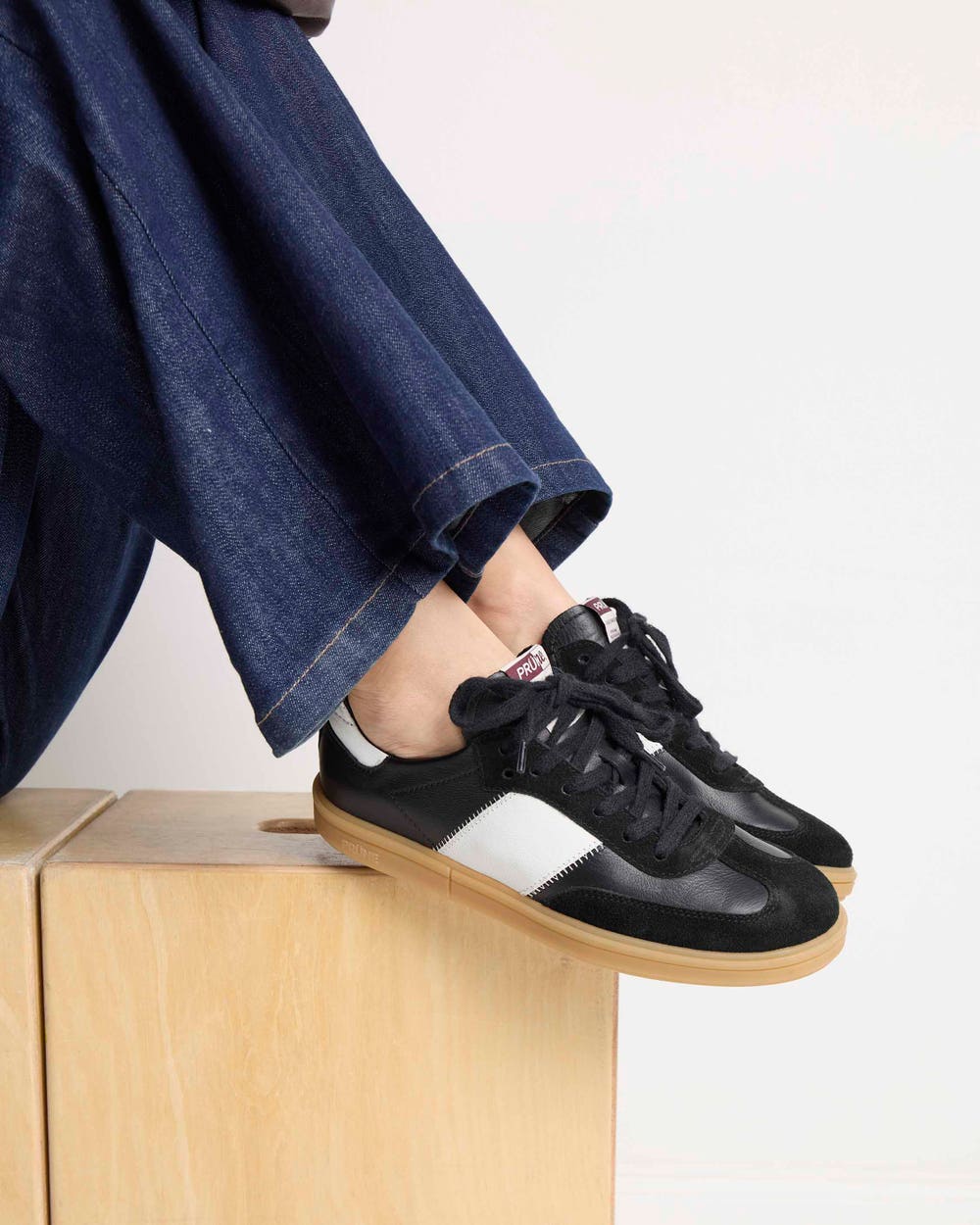 Sneaker Nil en cuero liso