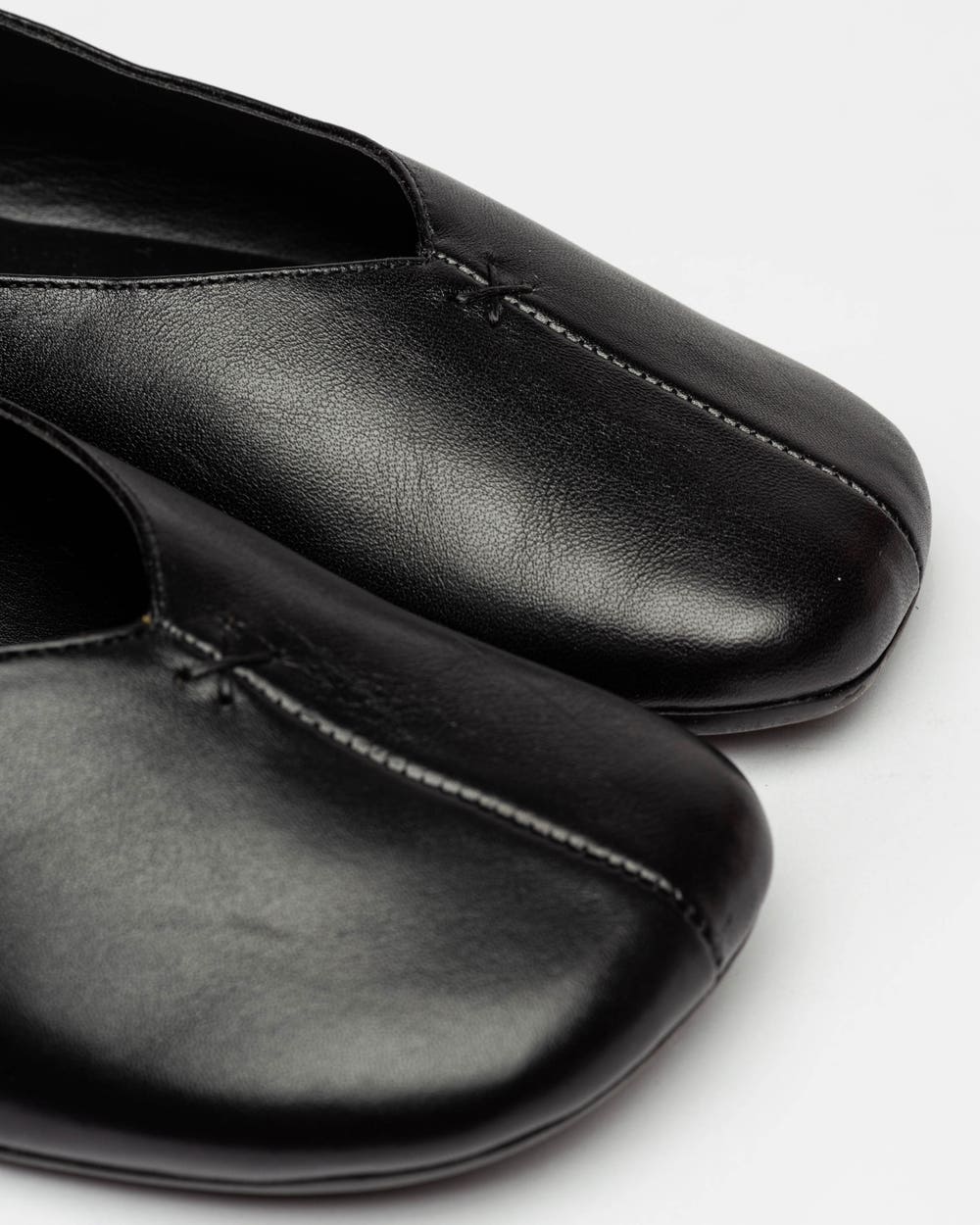 Ballerina Cira en cuero liso