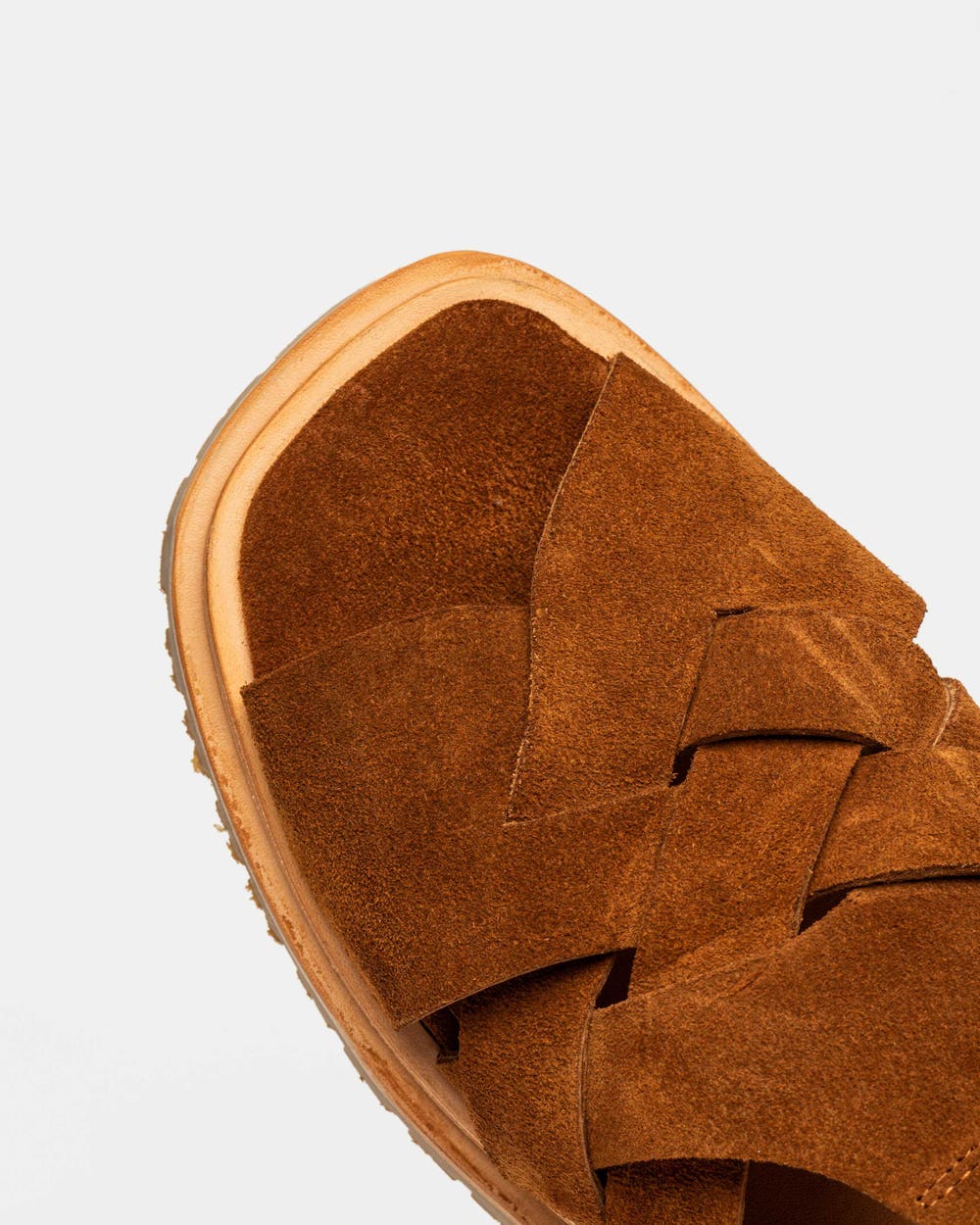 Sandalia media Cecile en gamuza