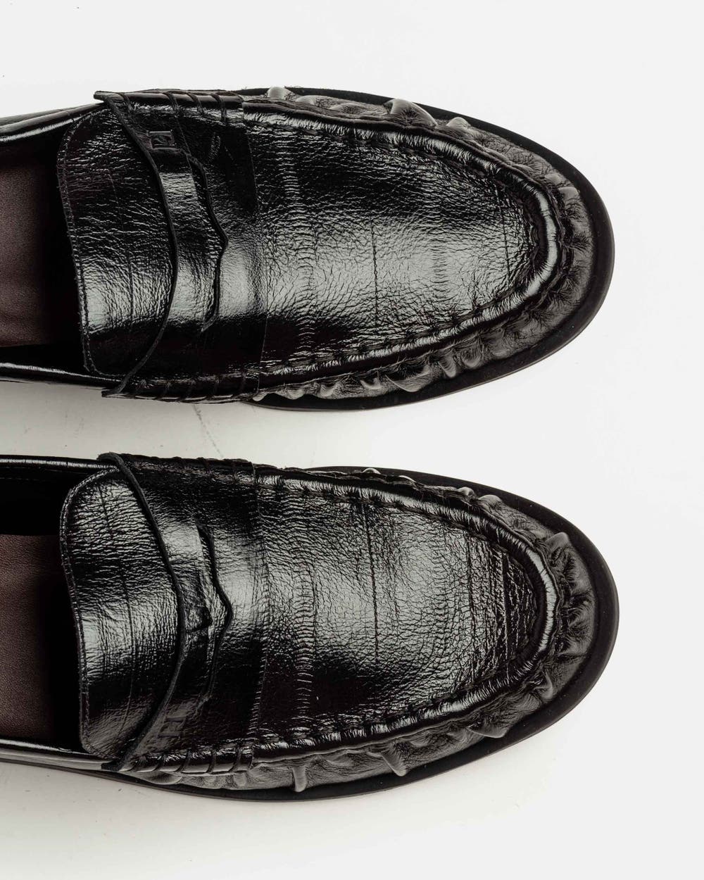 Mocasín Hans en cuero snake