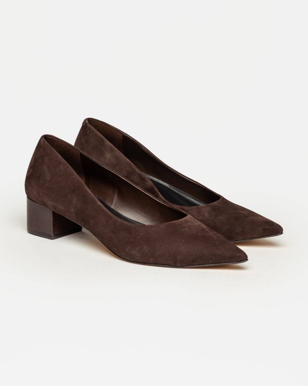 Stiletto Alanis en cuero nobuk