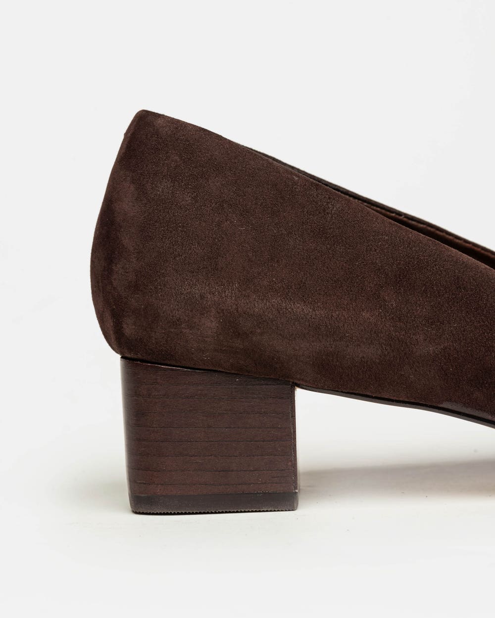 Stiletto Alanis en cuero nobuk