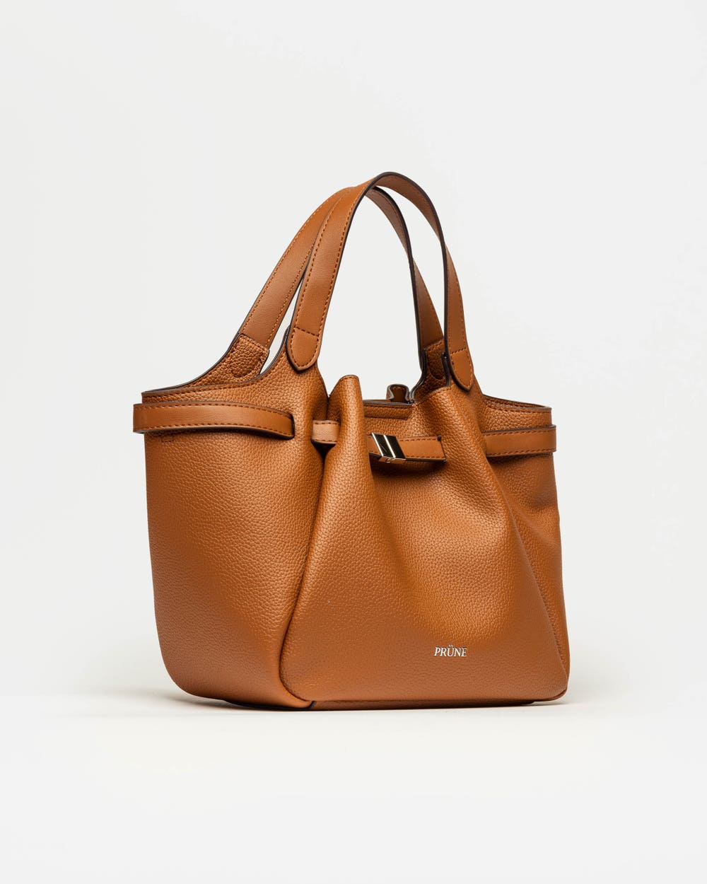 Cartera de mano Marble en efecto cuero graneado