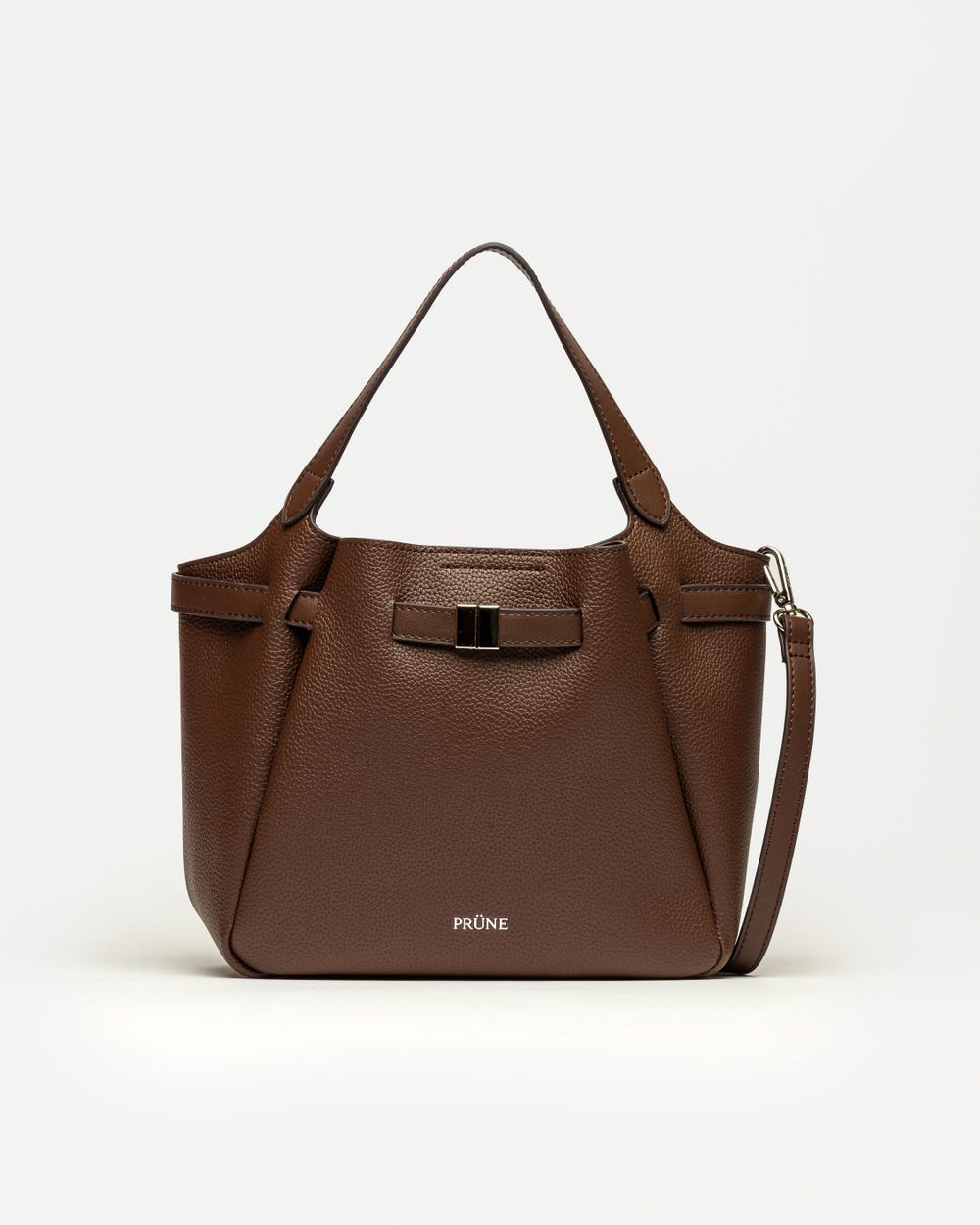 Cartera de mano Marble en efecto cuero graneado