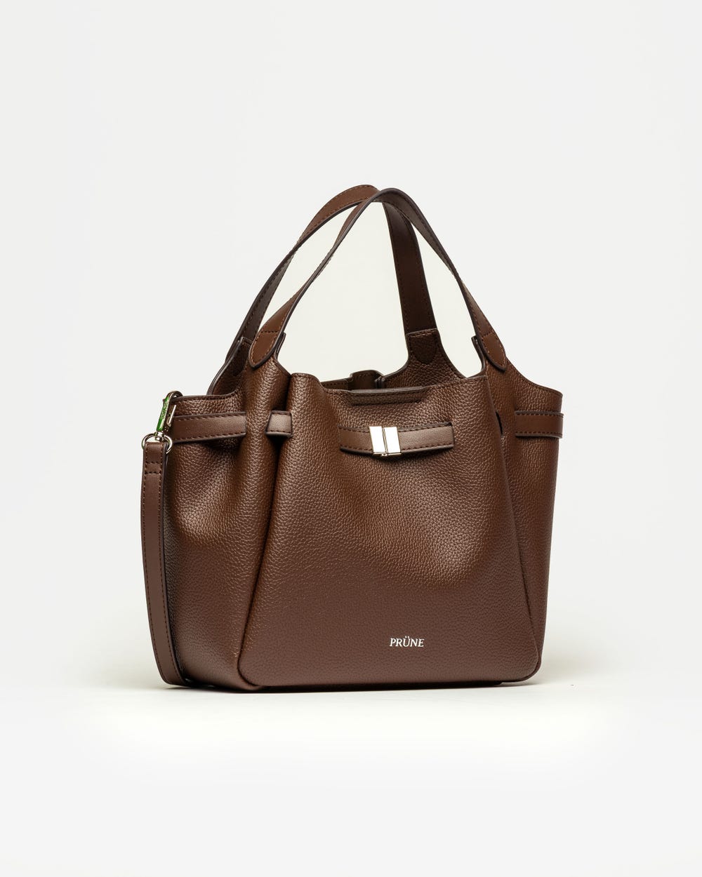 Cartera de mano Marble en efecto cuero graneado